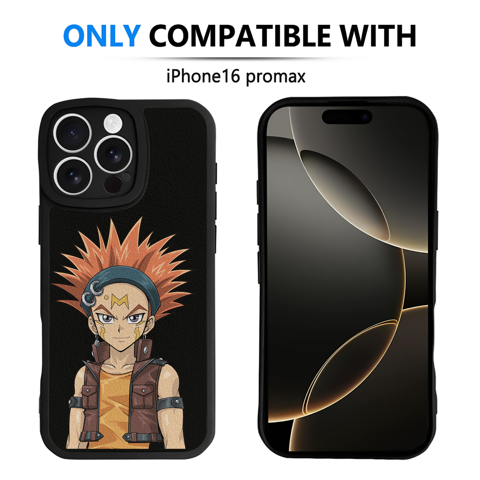 遊☆戯☆王 Yu-Gi-Oh! 【iPhone 16シリーズ対応】シリコンスマホケース（レザー調） 材質：シリコン
